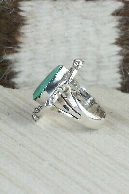 Turquoise & Sterling Silver Ring - Irvin Tsosie - Size 5.25