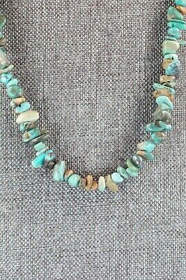 Turquoise & Sterling Silver Necklace - Navajo
