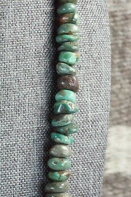 Turquoise & Sterling Silver Necklace - Navajo