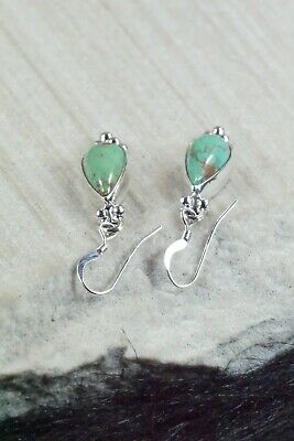 Navajo Turquoise & Sterling Silver Earrings - Sharon McCarthy