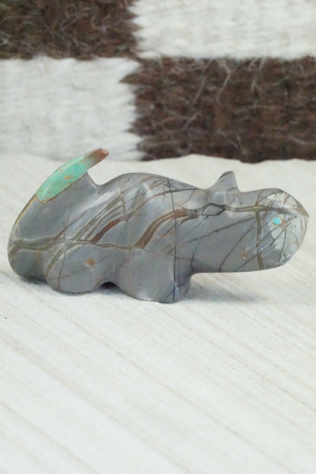 Mouse Zuni Fetish Carving - Brandon Phillips