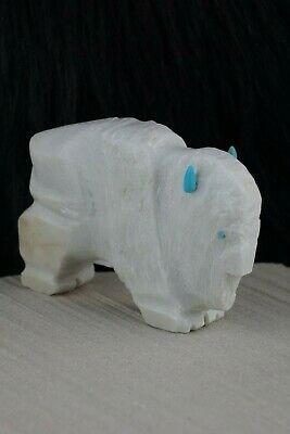 Buffalo Zuni Fetish Carving - Kevin Quam - High Lonesome Trading