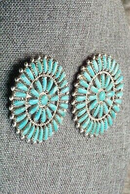 Turquoise & Sterling Silver Earrings - Philena Byjoe