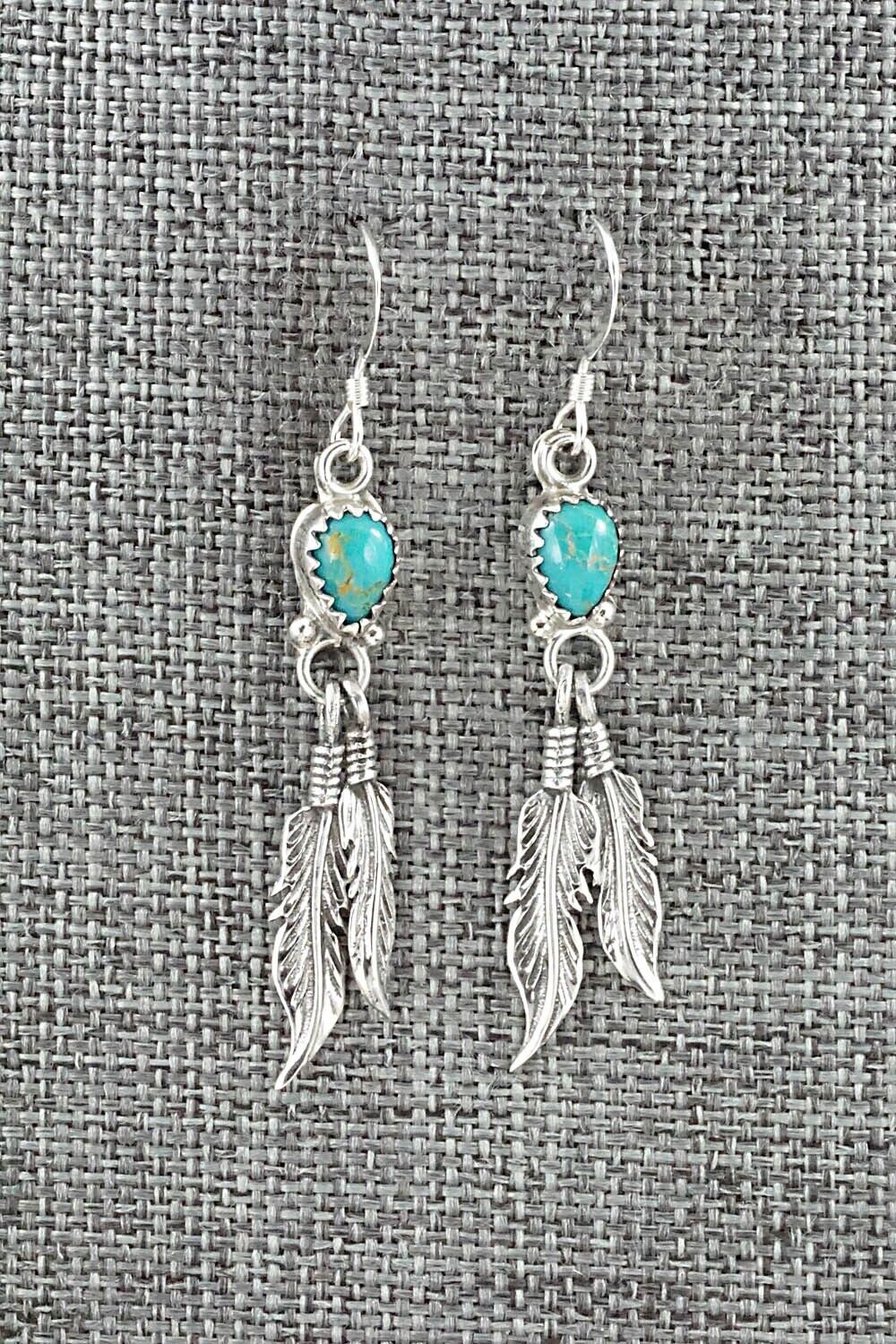 Turquoise & Sterling Silver Earrings - Emery Spencer