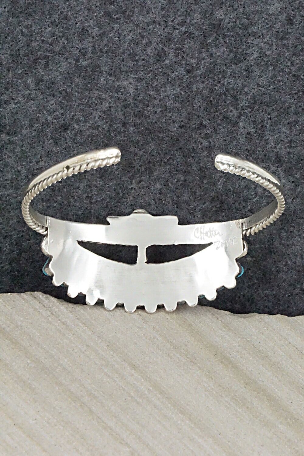 Turquoise & Sterling Silver Bracelet - Carlene Hattie