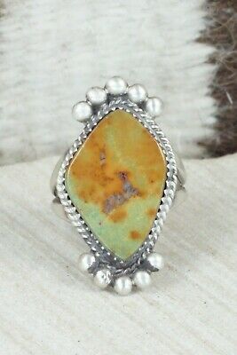 Turquoise & Sterling Silver Ring - Selina Warner - Size 7.75