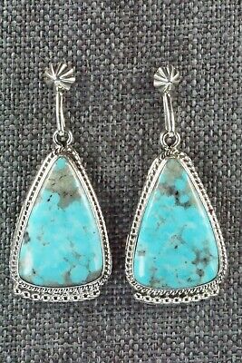 Turquoise & Sterling Silver Earrings - Sharon McCarthy