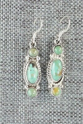 Turquoise & Sterling Silver Earrings - Harris Largo