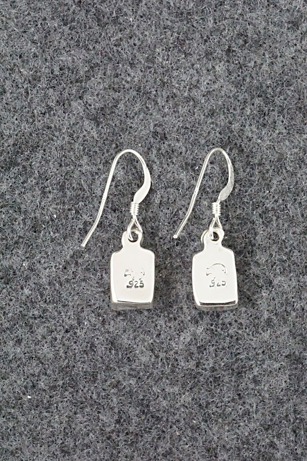 Turquoise & Sterling Silver Earrings - Lee Shorty