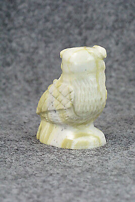 Owl Zuni Fetish Carving - Edison Bobelu