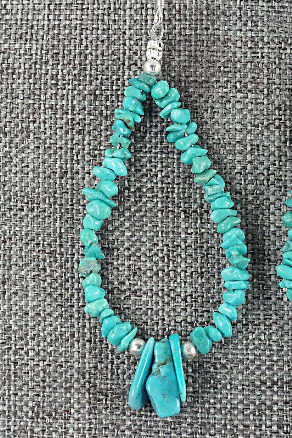 Turquoise & Sterling Silver Earrings - Tammy Nolcot