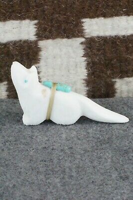 Wolf Zuni Fetish Carving - Herbert Halate