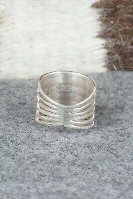 White Buffalo & Sterling Silver Ring - Claresse Kylestewa - Size 5.5