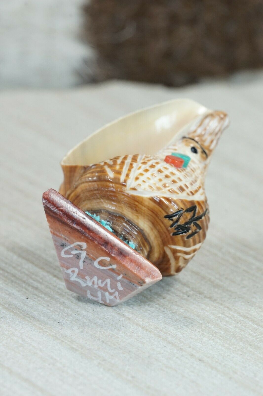 Corn Maiden Zuni Fetish Carving - Gloria Chattin
