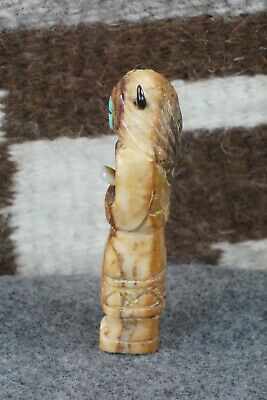 Buffalo Dancer Zuni Fetish Carving - Faye Quandelacy