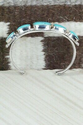 Turquoise & Sterling Silver Bracelet - Thomas Yazzie