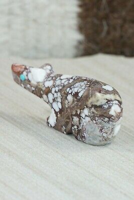 Bear Zuni Fetish Carving - Ronnie Lunasee