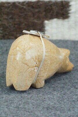 Bear Zuni Fetish Carving - Delvin Leekya - High Lonesome Trading