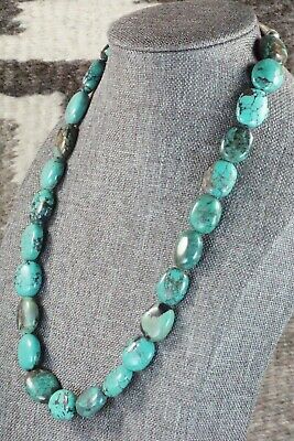 Turquoise & Sterling Silver Necklace - Navajo