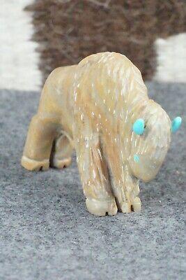 Buffalo Zuni Fetish Carving - Andres Quandelacy - High Lonesome Trading