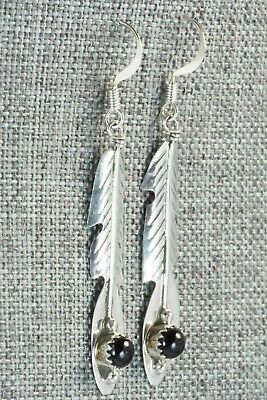 Onyx & Sterling Silver Earrings - John James