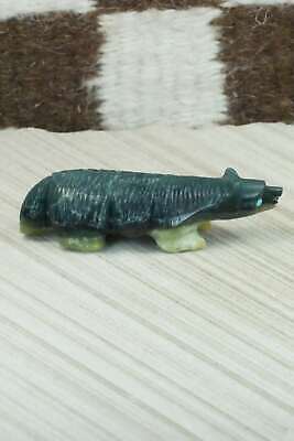 Badger Zuni Fetish Carving - Ronnie Lunasee