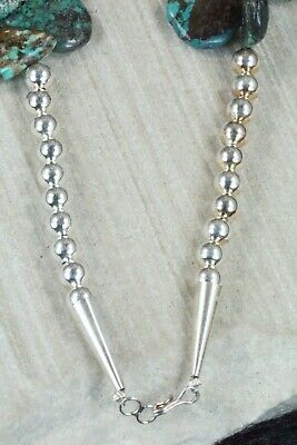Turquoise & Sterling Silver Necklace - Navajo