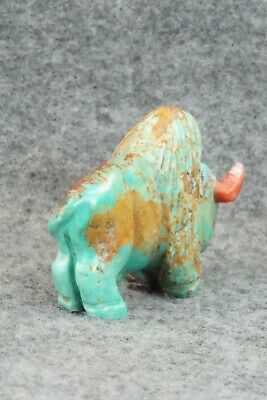 Buffalo Zuni Fetish Carving - Andres Quandelacy