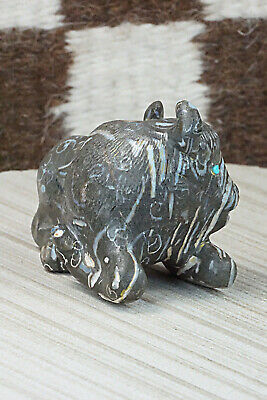 Buffalo Zuni Fetish Carving - Wilfred Cheama
