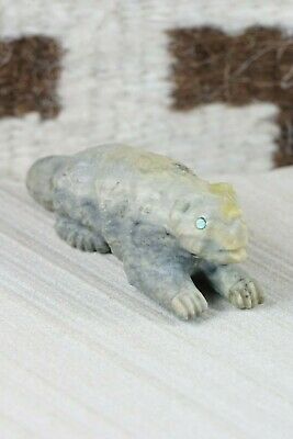 Wolf Zuni Fetish Carving - Herbert Him Jr - High Lonesome Trading