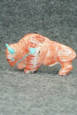 Buffalo Zuni Fetish Carving - Andres Quandelacy