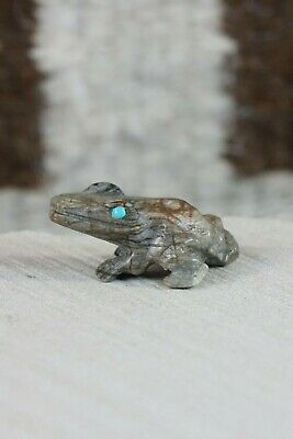 Frog Zuni Fetish Carving - Dane Malani - High Lonesome Trading