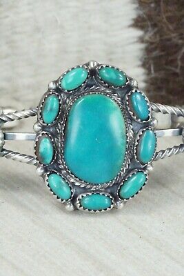 Turquoise & Sterling Silver Bracelet - Roberta Begay