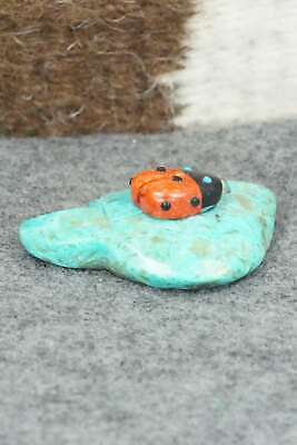 Lady Bug Zuni Fetish Carving - Reynold Lunasee