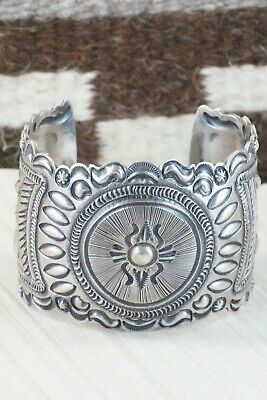 Navajo Sterling Silver Bracelet - Eugene Charley