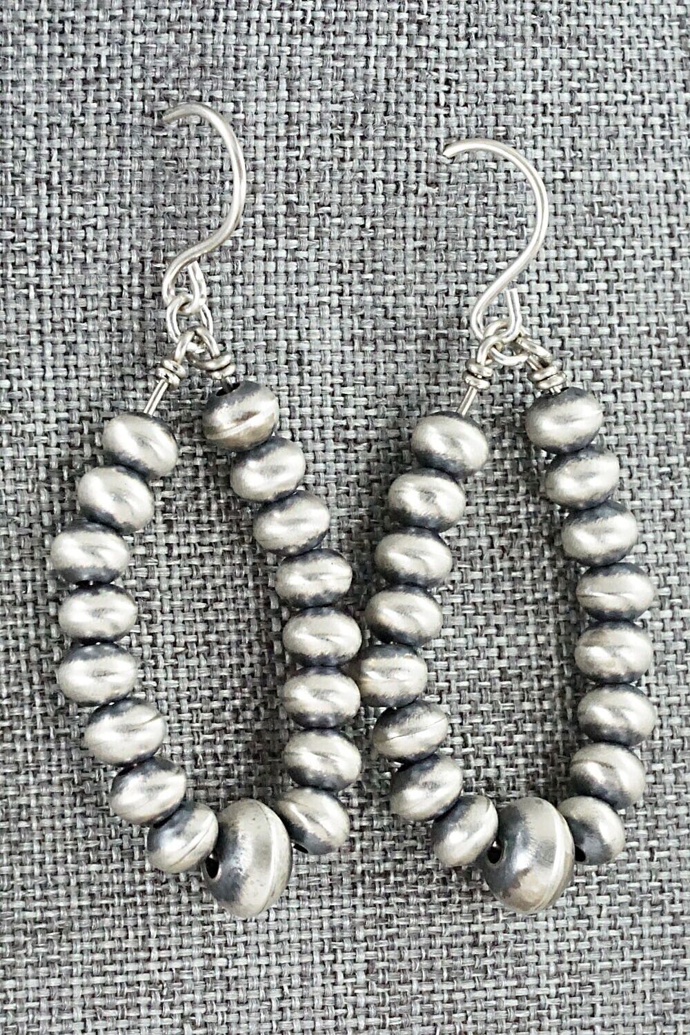 Sterling Silver Navajo Pearl Earrings - Jan Mariano