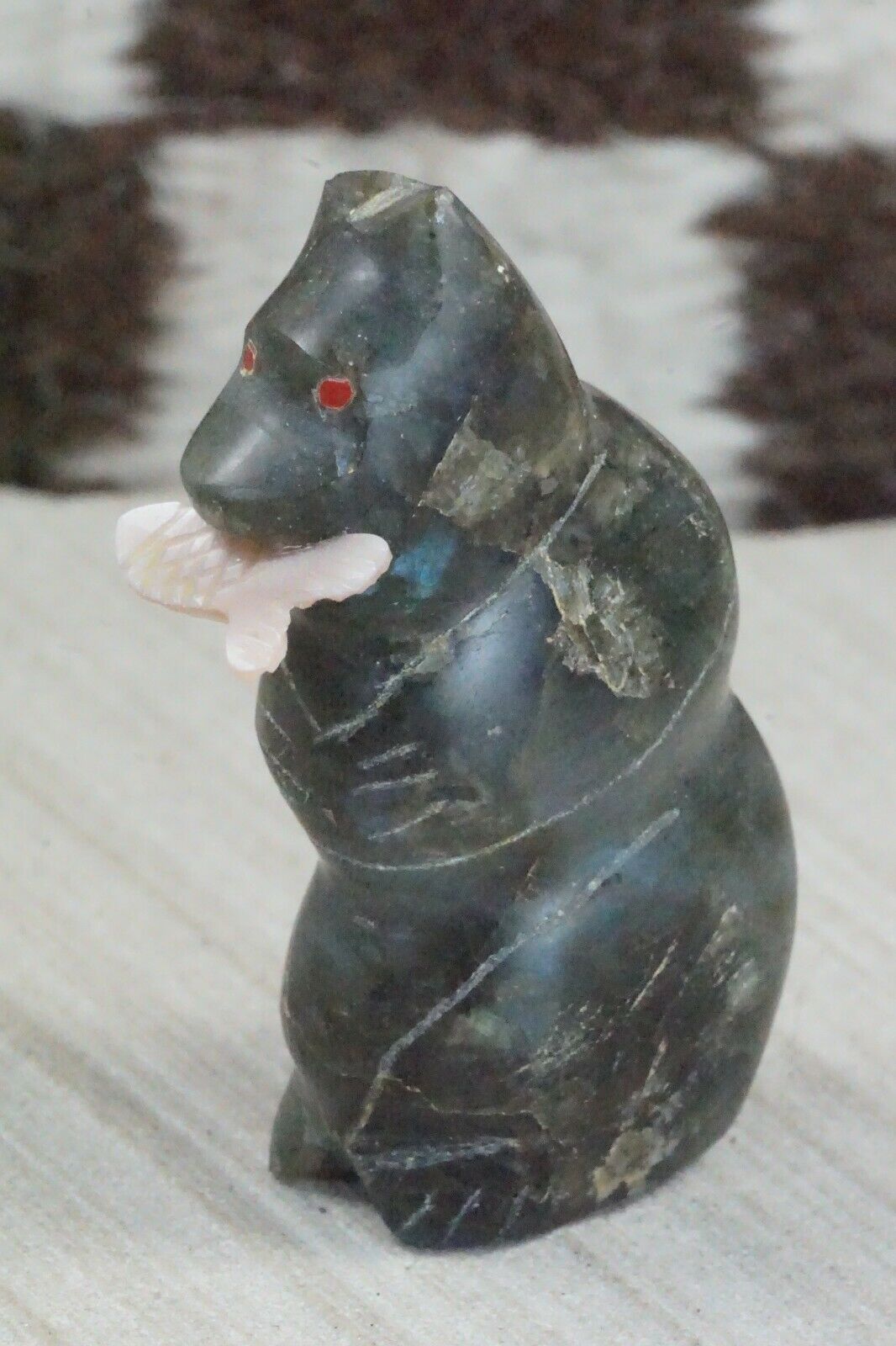 Bear Zuni Fetish Carving - Leland Boone