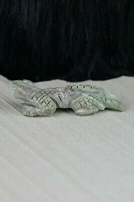 Lizard Zuni Fetish Carving - Kent Panteah - High Lonesome Trading
