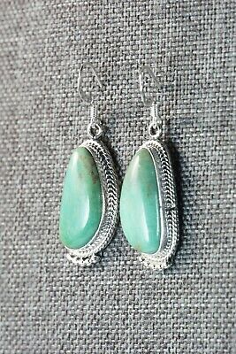 Turquoise & Sterling Silver Earrings - Lee Shorty - Navajo