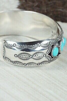 Turquoise & Sterling Silver Bracelet - Wilbert Muskett Sr.