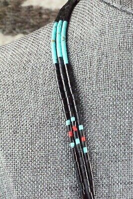 Turquoise, Coral and Shell Necklace - Esquipula Tenorio