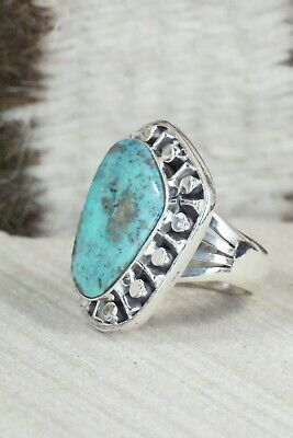 Turquoise & Sterling Silver Ring - Jimson Belin - Size 7