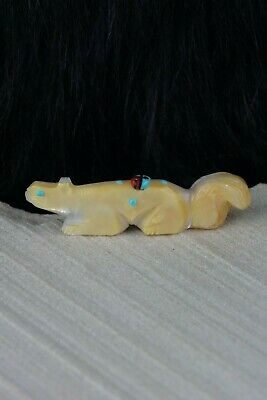 Mountain Lion Zuni Fetish Carving - Danette Laate - High Lonesome Trading