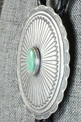 Turquoise & Sterling Silver Bolo Tie - Arnold Blackgoat