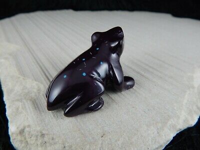 Frog Zuni Fetish Carving - Nelson Yatsattie - High Lonesome Trading