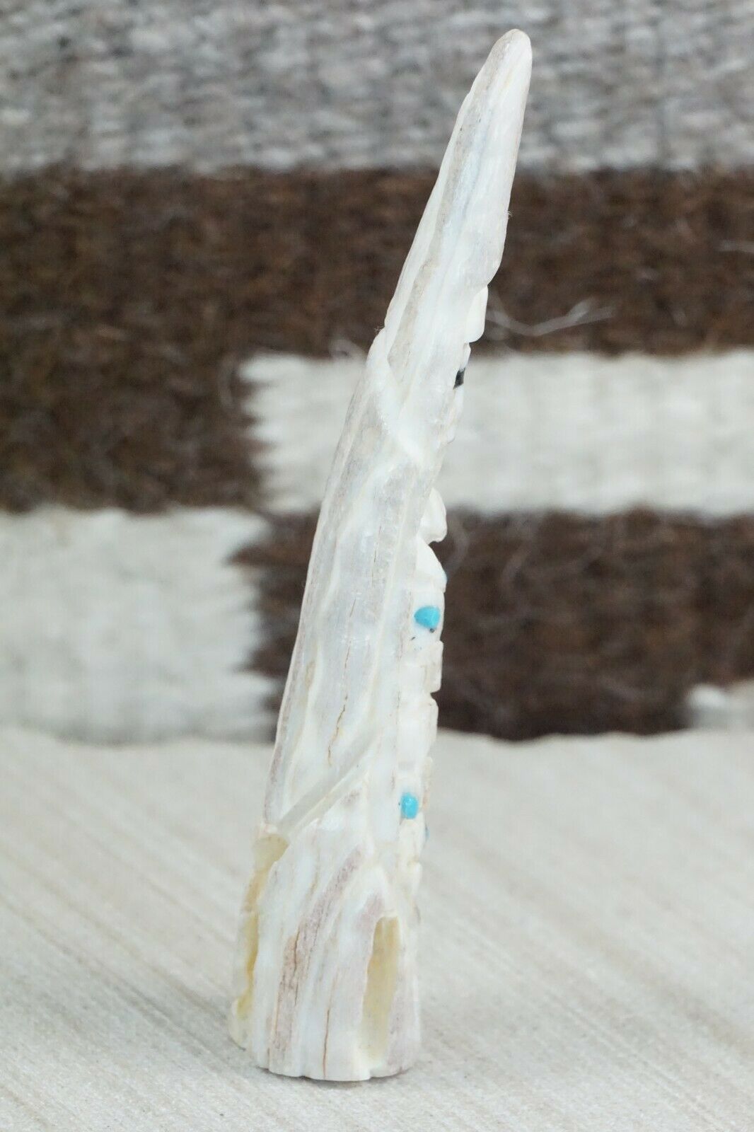 Corn Maiden Zuni Fetish Carving - Jerrold Lahaleon