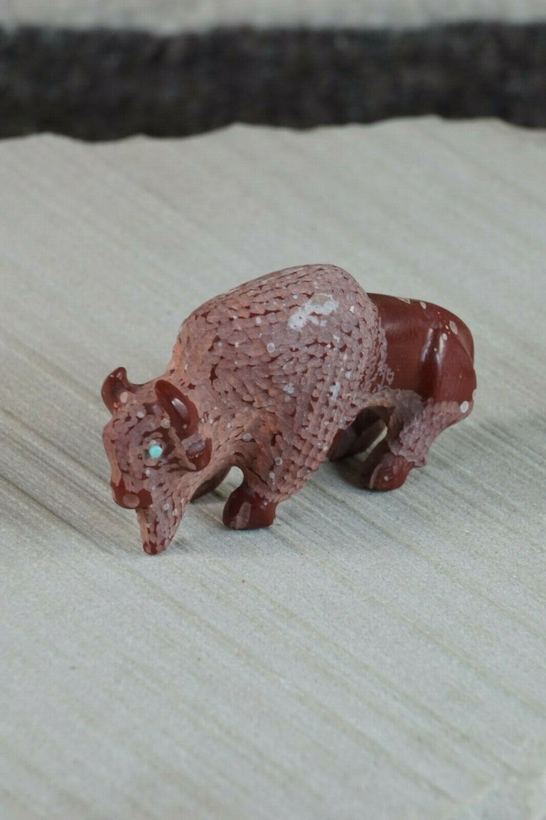 Buffalo Zuni Fetish Carving - Russell Shack - High Lonesome Trading