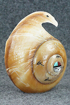 Eagle Zuni Fetish Carving - Faye Quandelacy