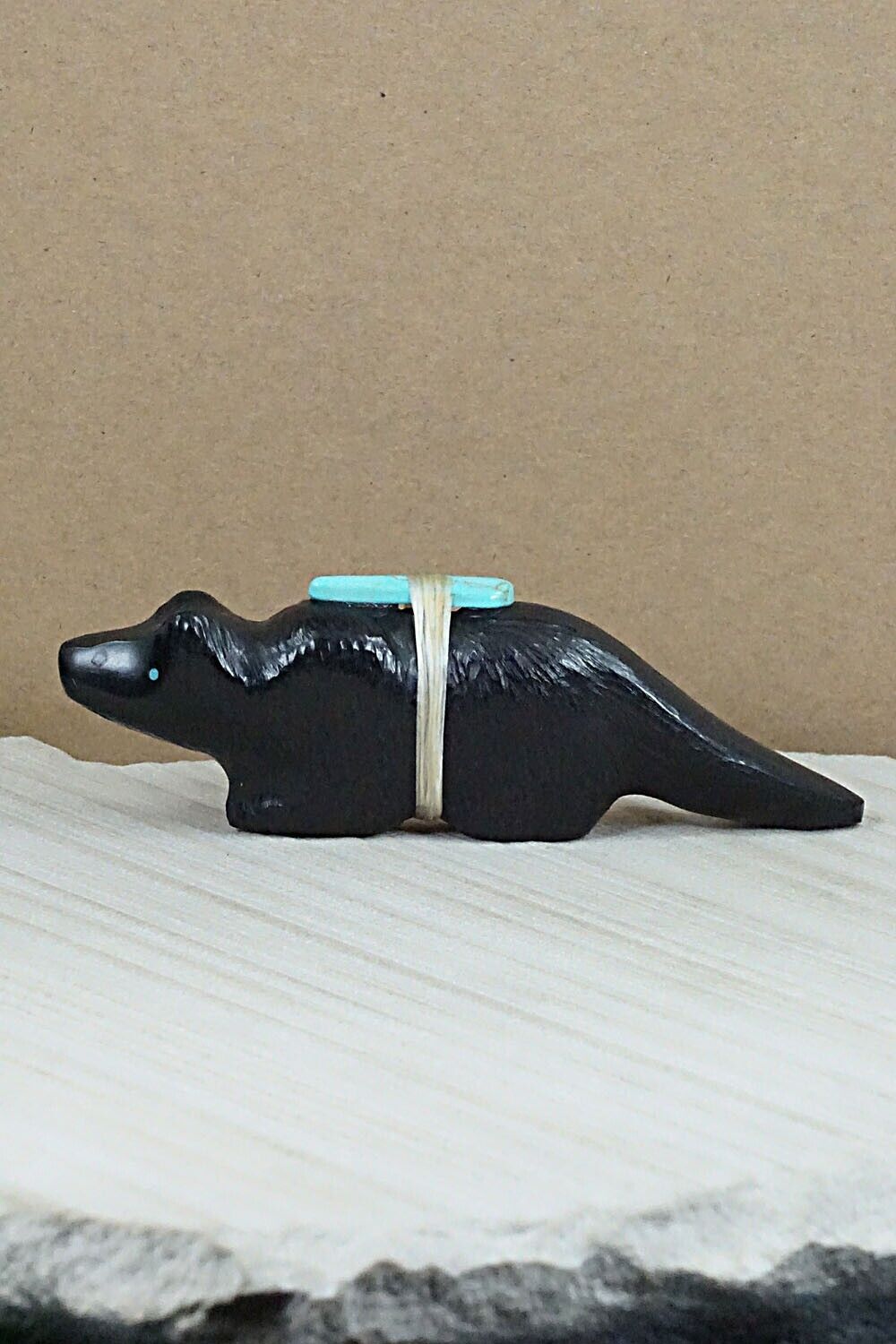 Wolf Zuni Fetish Carving - Herbert Halate