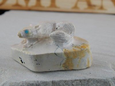 Coyote Zuni Fetish Carving - Sullivan Shebola - High Lonesome Trading